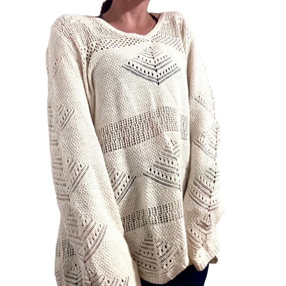 Soft Surroundings Ivory Cream Sweater - Picture 1 of 10